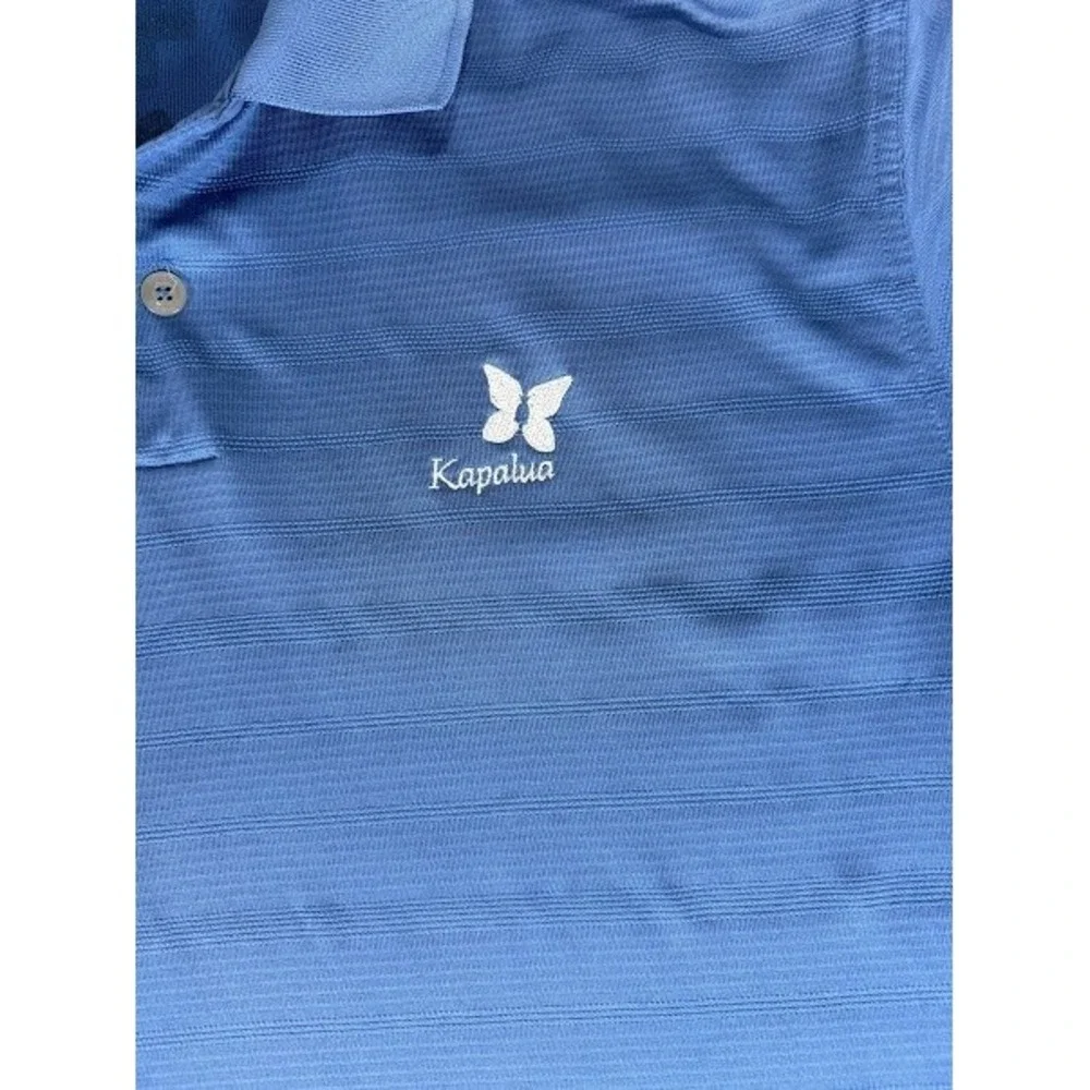 Kapalua Golf Polo Adidas Mens‎ XL Striped Golf Performance Athletic